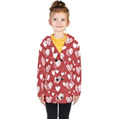 Valentine Kids  Double Breasted Button Coat