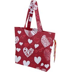 Valentine Drawstring Tote Bag