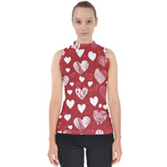 Valentine Mock Neck Shell Top