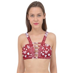 Valentine Cage Up Bikini Top