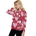 Valentine Women s Lightweight Drawstring Hoodie View2