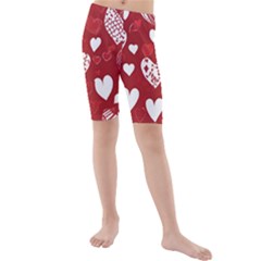 Valentine Kids  Mid Length Swim Shorts