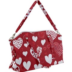 Valentine Canvas Crossbody Bag