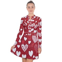 Valentine Long Sleeve Panel Dress