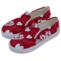 Valentine Kids  Canvas Slip Ons