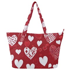 Valentine Full Print Shoulder Bag