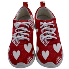 Valentine Mens Athletic Shoes by pollyparadiseartshop