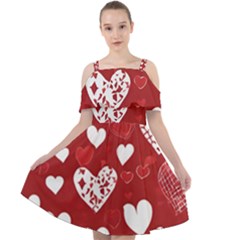 Valentine Cut Out Shoulders Dress