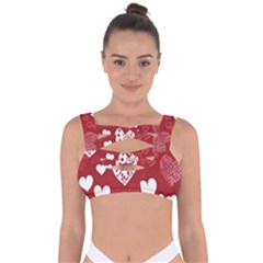 Valentine Bandaged Up Bikini Top by pollyparadiseartshop