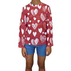 Valentine Kids  Long Sleeve Swimwear