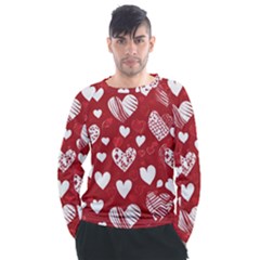 Valentine Men s Long Sleeve Raglan T-shirt