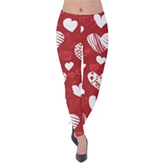 Valentine Velvet Leggings by pollyparadiseartshop