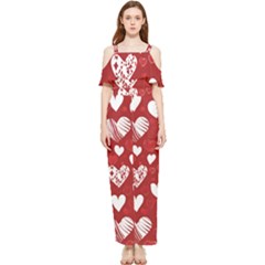 Valentine Draped Sleeveless Chiffon Jumpsuit