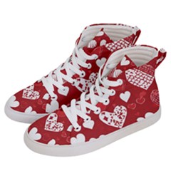 Valentine Men s Hi-top Skate Sneakers