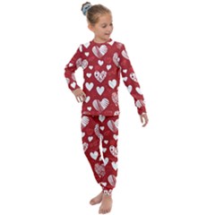 Valentine Kids  Long Sleeve Set  by pollyparadiseartshop