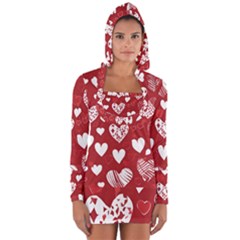 Valentine Long Sleeve Hooded T-shirt