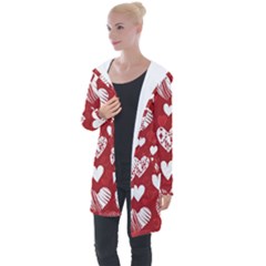 Valentine Longline Hooded Cardigan