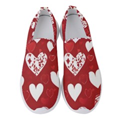 Valentine Women s Slip On Sneakers by pollyparadiseartshop