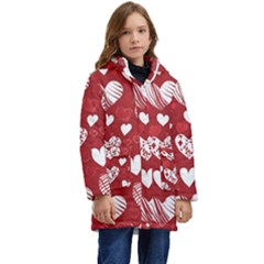 Valentine Kids  Hooded Longline Puffer Jacket