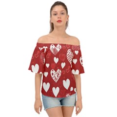 Valentine Off Shoulder Short Sleeve Top