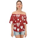 Valentine Off Shoulder Short Sleeve Top View1