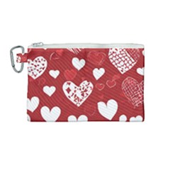 Valentine Canvas Cosmetic Bag (medium)