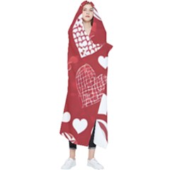 Valentine Wearable Blanket by pollyparadiseartshop