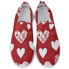 Valentine Men s Slip On Sneakers by pollyparadiseartshop