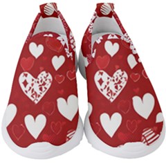 Valentine Kids  Slip On Sneakers by pollyparadiseartshop