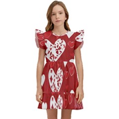 Valentine Kids  Winged Sleeve Dress