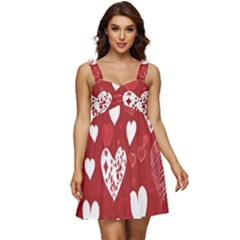 Valentine Ruffle Strap Babydoll Chiffon Dress