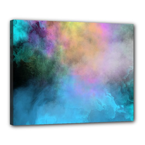 Smokescreen Canvas 20  X 16  (stretched)