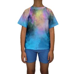 Smokescreen Kids  Short Sleeve Swimwear