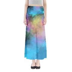 Smokescreen Full Length Maxi Skirt by pollyparadiseartshop