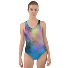 Smokescreen Cut-out Back One Piece Swimsuit