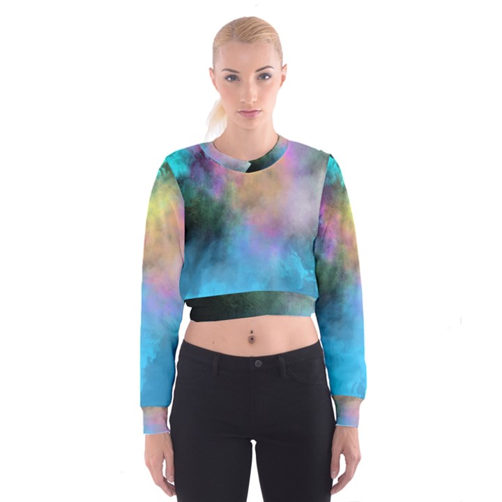 Smokescreen Cropped Sweatshirt