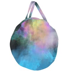 Smokescreen Giant Round Zipper Tote