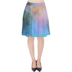 Smokescreen Velvet High Waist Skirt