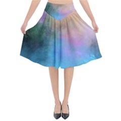 Smokescreen Flared Midi Skirt