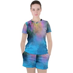 Smokescreen Women s T-shirt And Shorts Set