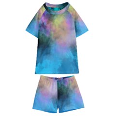 Smokescreen Kids  Swim T-shirt And Shorts Set