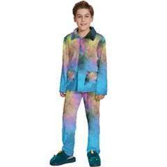 Smokescreen Kids  Long Sleeve Velvet Pajamas Set