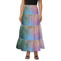 Smokescreen Tiered Ruffle Maxi Skirt