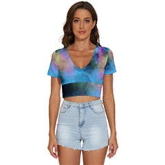 Smokescreen V-neck Crop Top