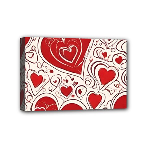 Be My Valentine Mini Canvas 6  X 4  (stretched)