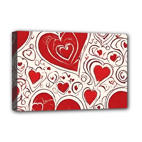 Be My Valentine Deluxe Canvas 18  X 12  (stretched)