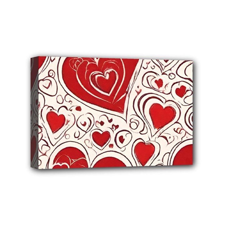 Be My Valentine Mini Canvas 6  x 4  (Stretched)