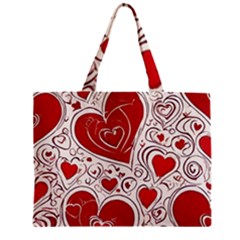 Be My Valentine Zipper Mini Tote Bag