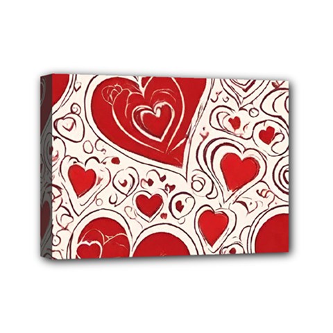 Be My Valentine Mini Canvas 7  X 5  (stretched)