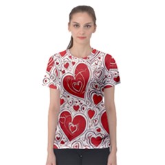 Be My Valentine Women s Sport Mesh T-shirt